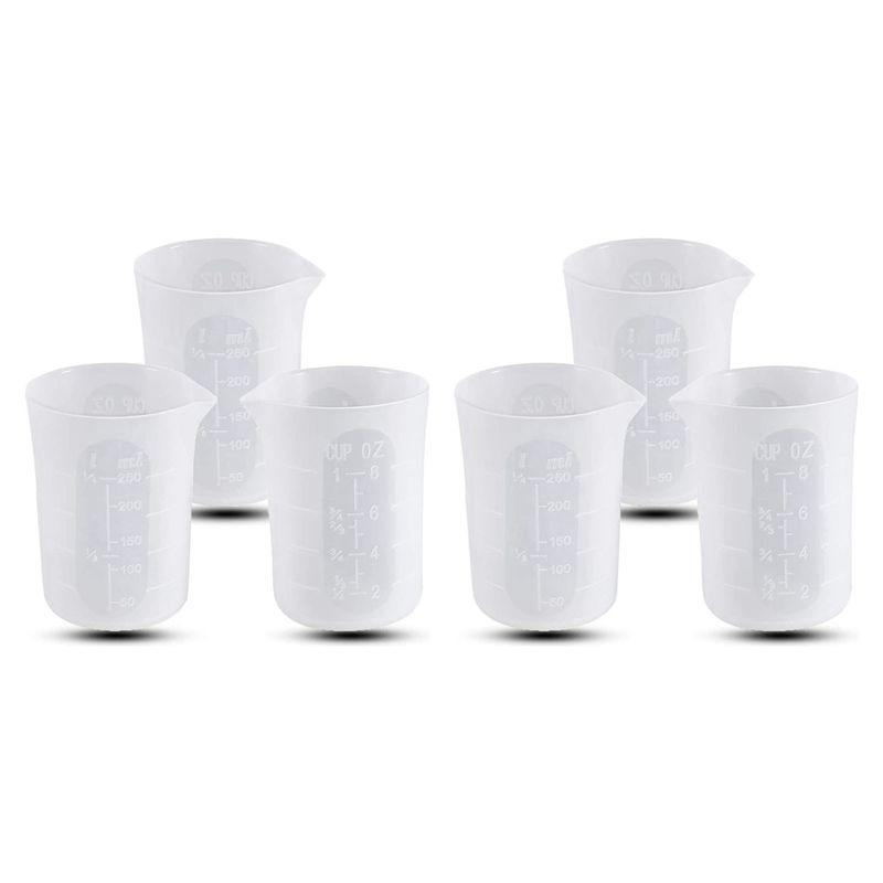 Mixing Cup Silicone - DT19-250 Ml Silicone Measuring Cups For