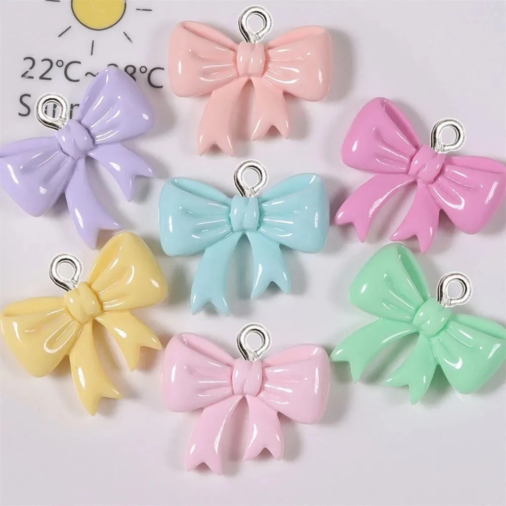 10 Pieces Candy Color Bow Resi - Resin Craft Ideas ulasan dan harga