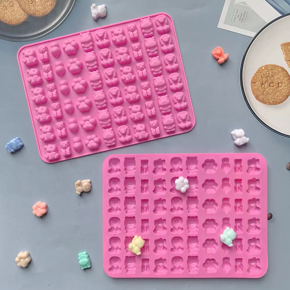 7Pcs Candy Silicone Moulds wit - Silicone Mold Tray ulasan dan harga