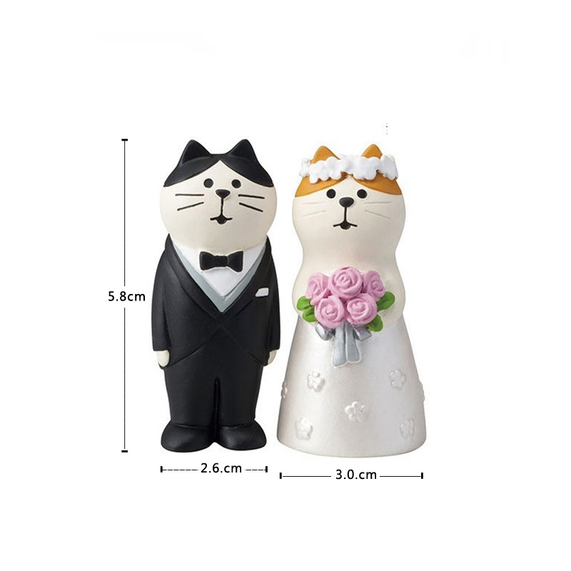 1pc Decole Black Cat Miniature - Resin Craft Material ulasan dan harga