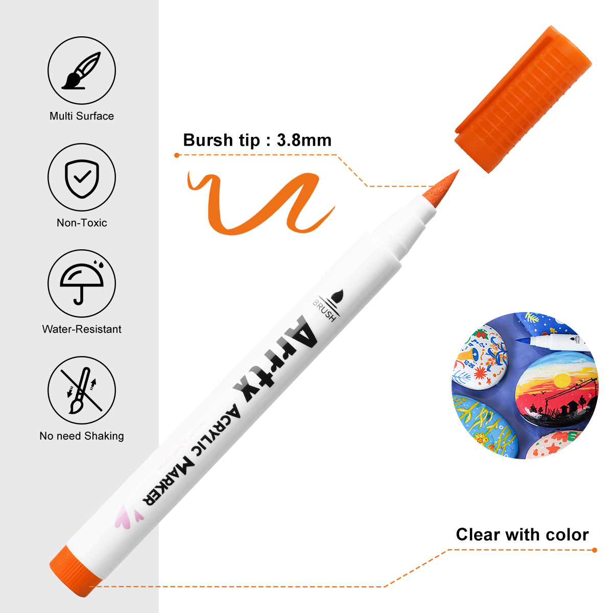 Arrtx Acrylic Paint Pens, Extr - Copic Marker Classic ulasan dan harga