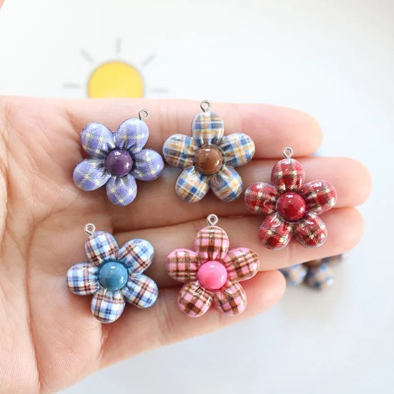 10Pcs Sweet Flower Planar Resi - Resin Craft Material ulasan dan harga