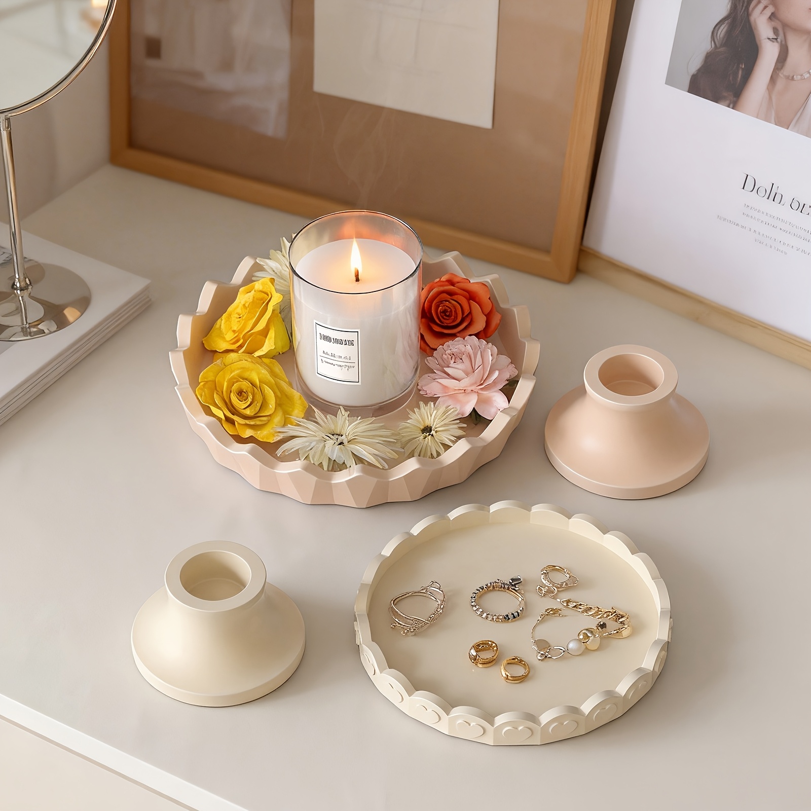 2pcs Silicone Tray Mold Set, R - Resin Craft Ideas ulasan dan harga