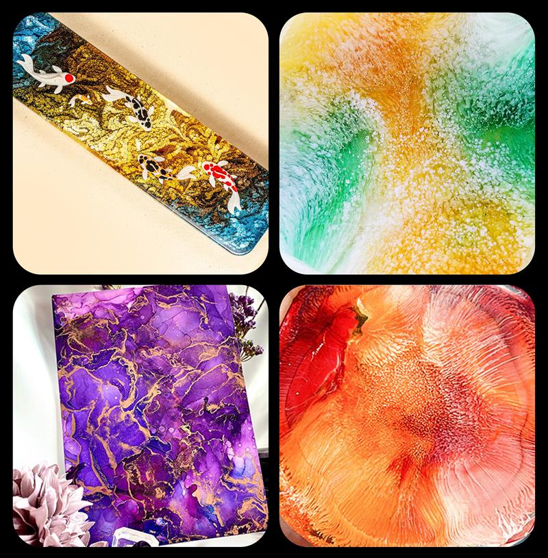 1 Set Art Ink Alcohol Epoxy Re - Resin Dye Alcohol ulasan dan harga