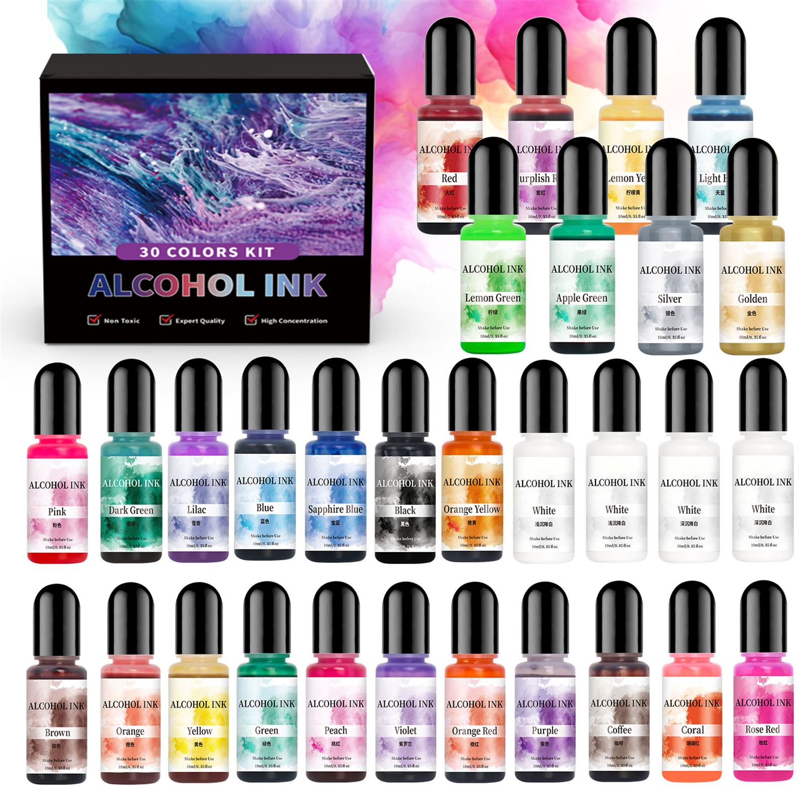 10Ml Essence Resin Alcohol Liq - Resin Dye Alcohol ulasan dan harga