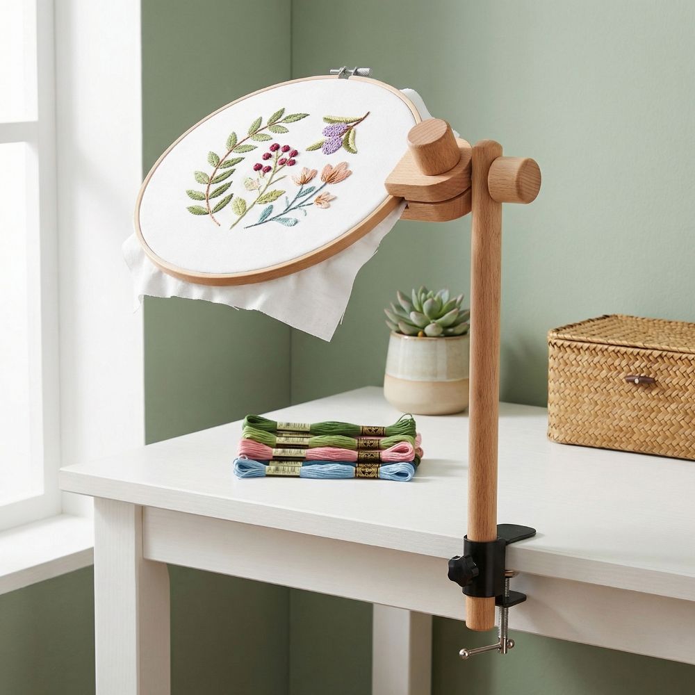 Beech Wood Embroidery Frame La - Wood Ring Blank ulasan dan harga
