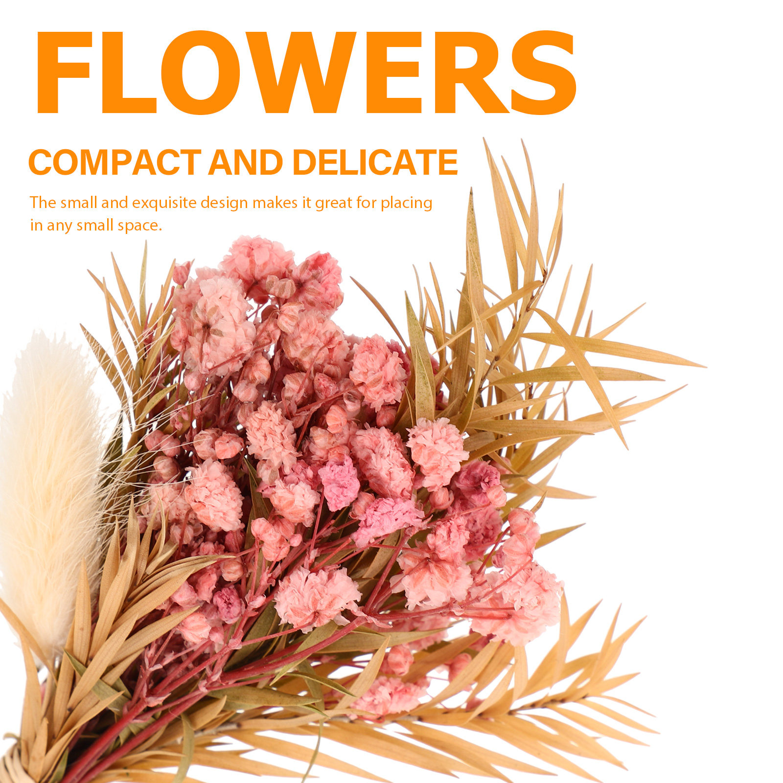 3Pcs Mini Dried Floral Bouquet - Dried Flower Bulk ulasan dan harga