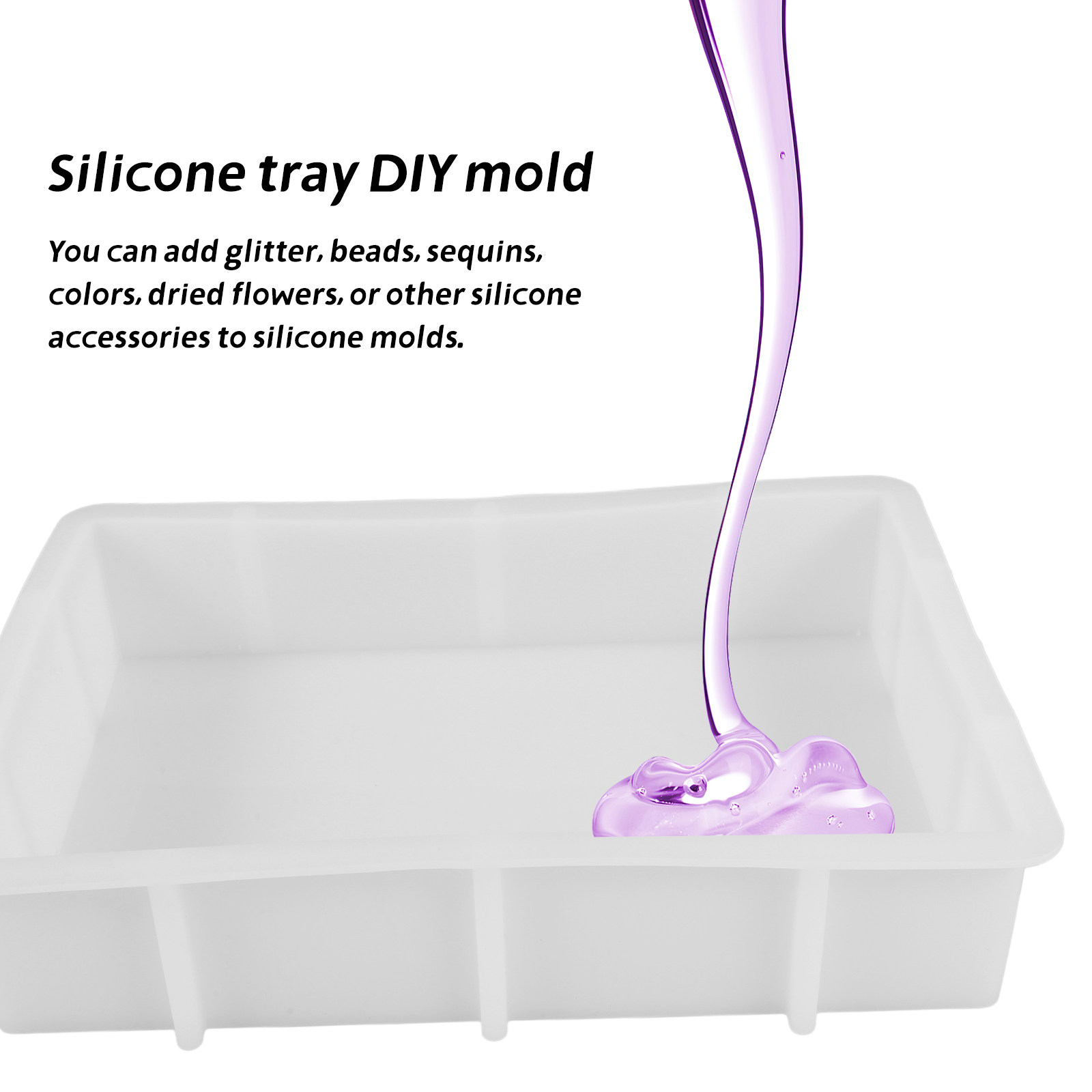 Large Rectangle Resin Silicone - Silicone Mold Tray ulasan dan harga