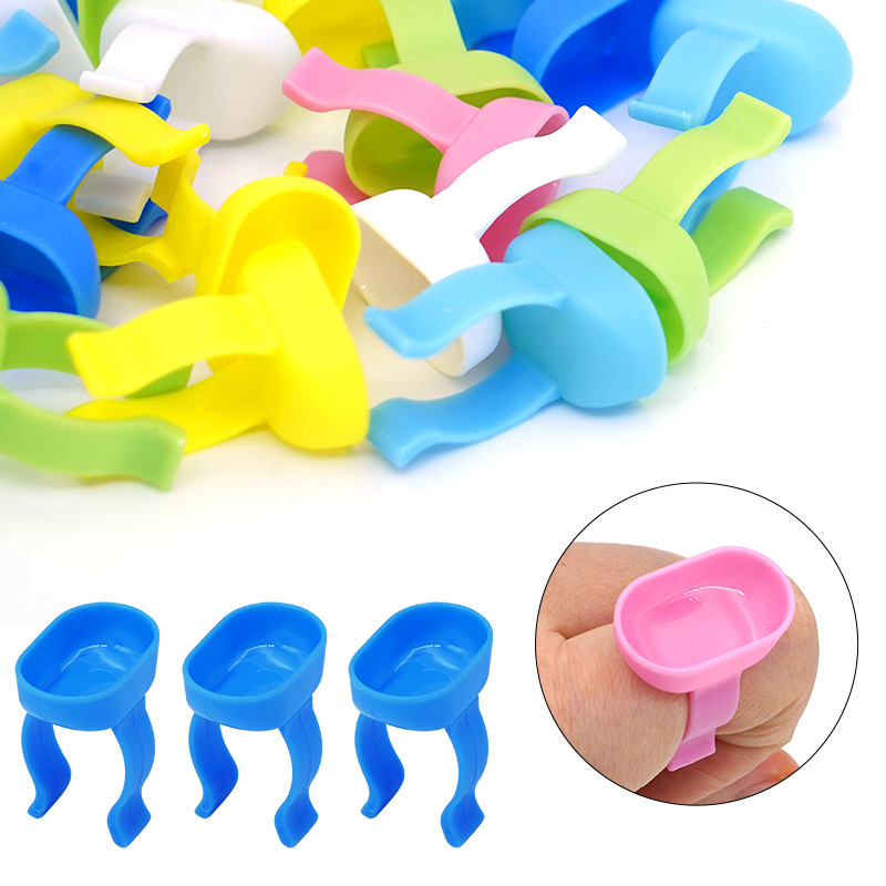 20pcs Dental Mixing Finger Rin - Mixing Cup Silicone ulasan dan harga