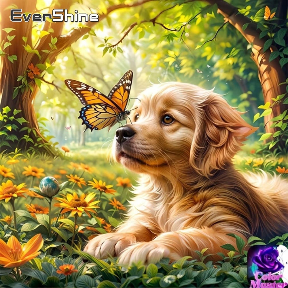 EverShine Diamond Mosaic Dog A - Resin Craft For Beginners ulasan dan harga