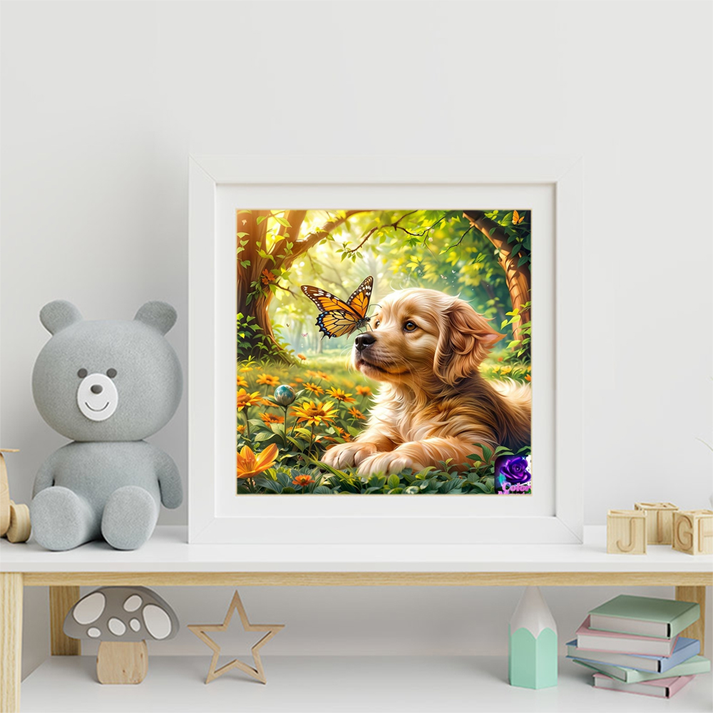 EverShine Diamond Mosaic Dog A - Resin Craft For Beginners ulasan dan harga
