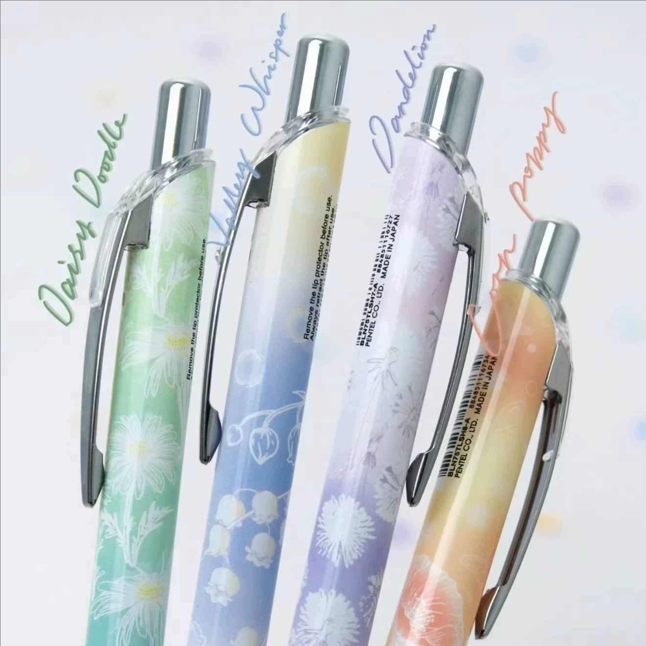 2026 New Japan Pentel Flower L - Pentel Pen Energel ulasan dan harga
