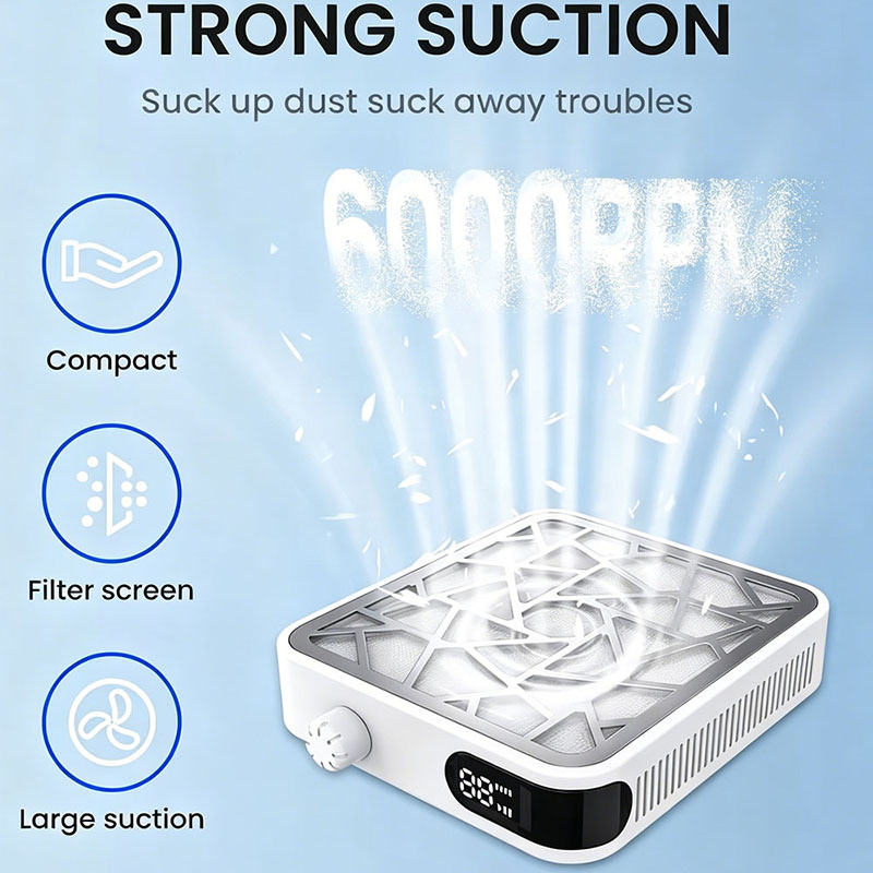 Rechargeable Nail Dust Collect - Vacuum Chamber Small ulasan dan harga