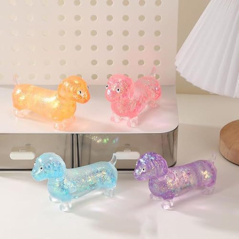 Glitter Dachshund Soft Stretch - Resin Craft Material ulasan dan harga