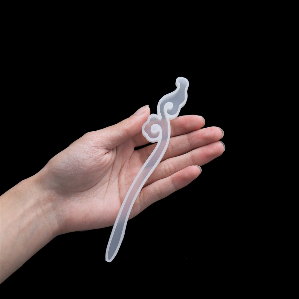 1Pcs Hairpin Hair Stick Silico - Gold Foil Flakes ulasan dan harga
