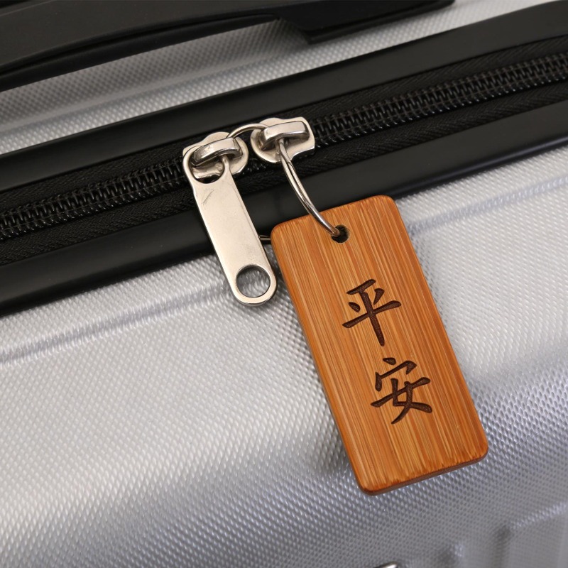 Blank Natural Bamboo Slice Key - Wood Ring Blank ulasan dan harga