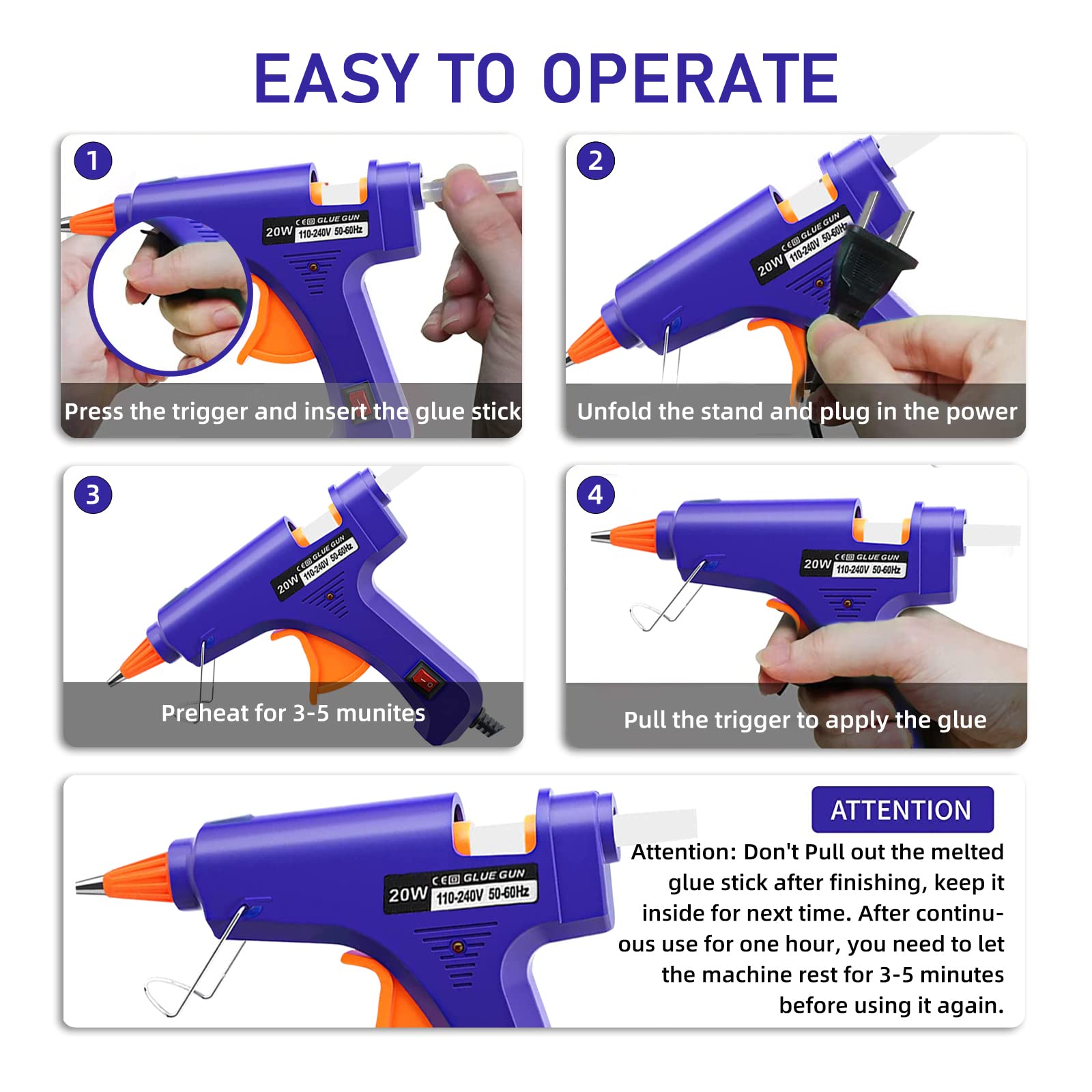 20W Hot Melt Glue Gun Househol - Heat Gun Small ulasan dan harga