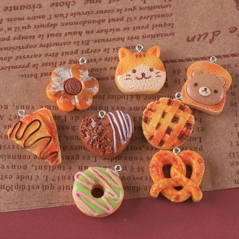 10 Pieces Cute Fake Food Resin - Resin Crafts Diy ulasan dan harga