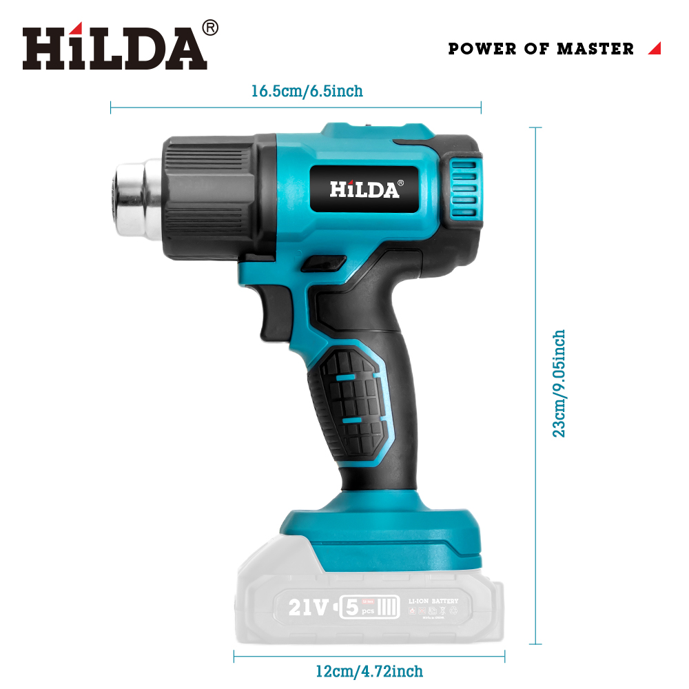HILDA Handheld Hot Air Gun Adj - Heat Gun Small ulasan dan harga