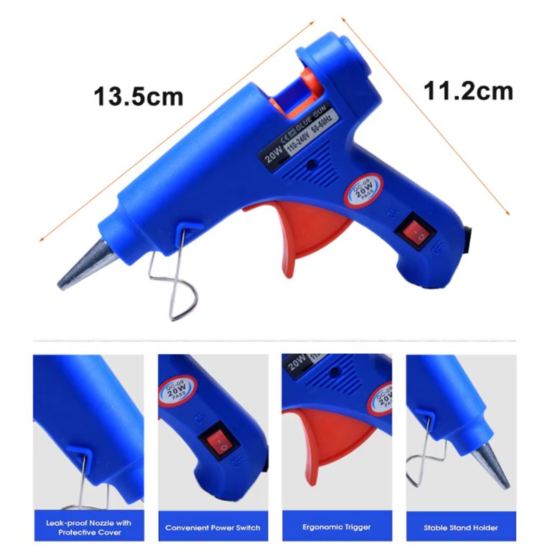 20W EU Plug glue gun.30pcs/10p - Heat Gun Small ulasan dan harga