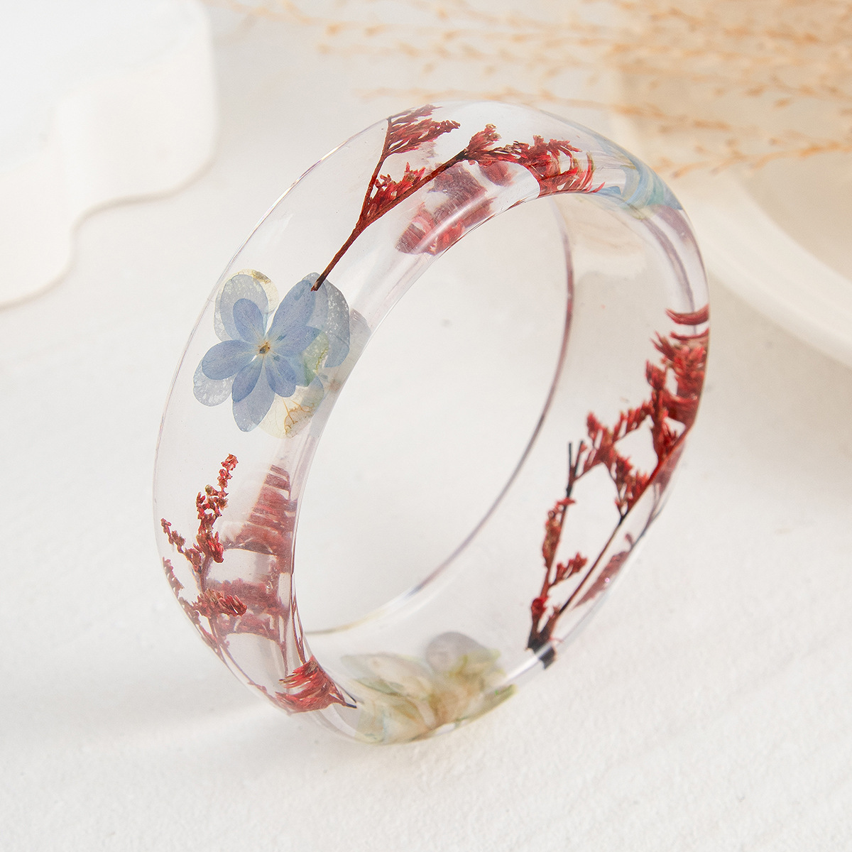 Vintage Flower Leaf Transparen - Dried Flower Bulk ulasan dan harga