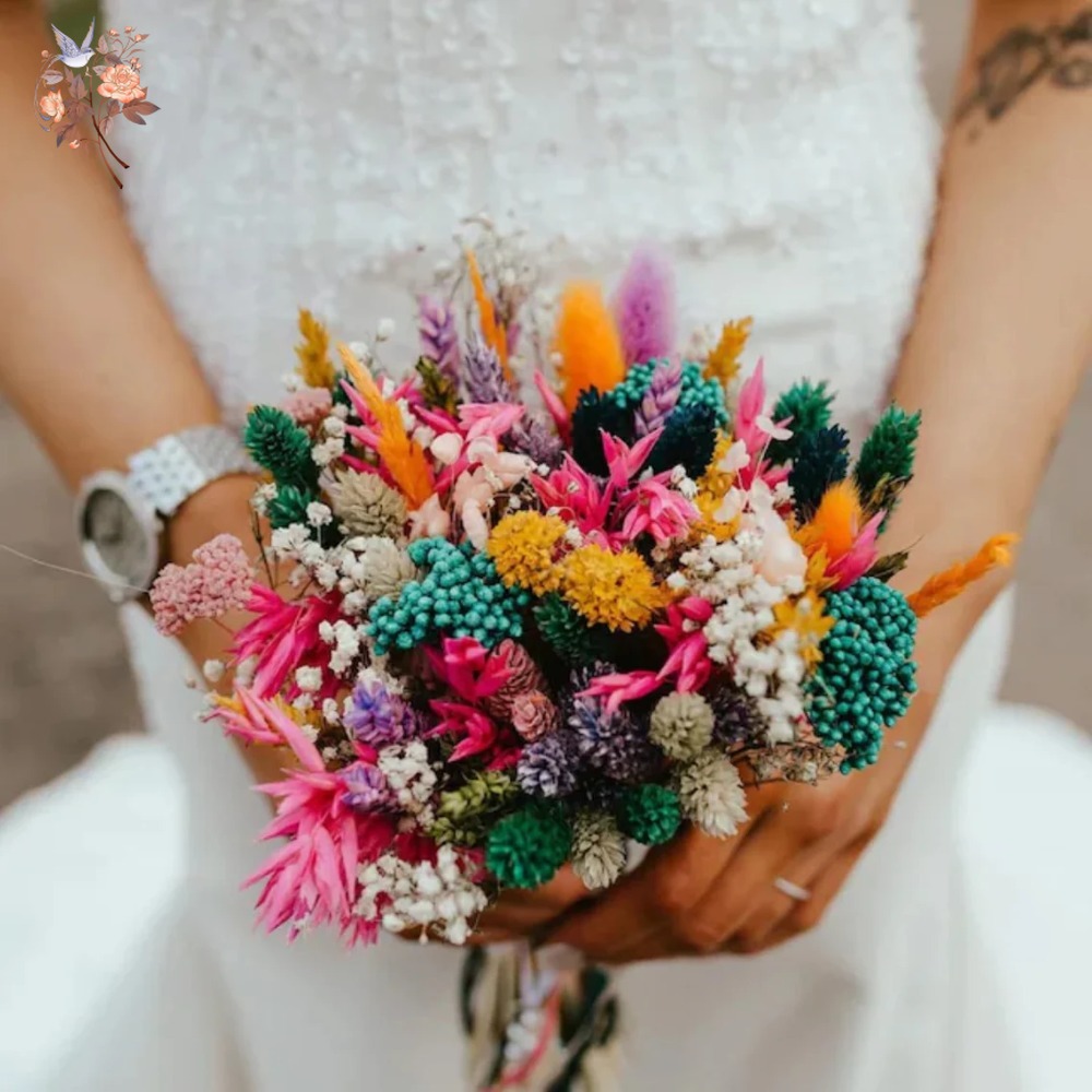 Colorful Dried Flowers Wedding - Dried Flower Bulk ulasan dan harga