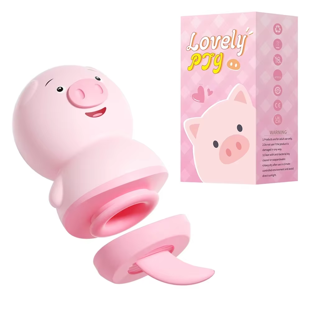 Mini Pig Licking Tongue Vibrat - Vacuum Chamber Small ulasan dan harga