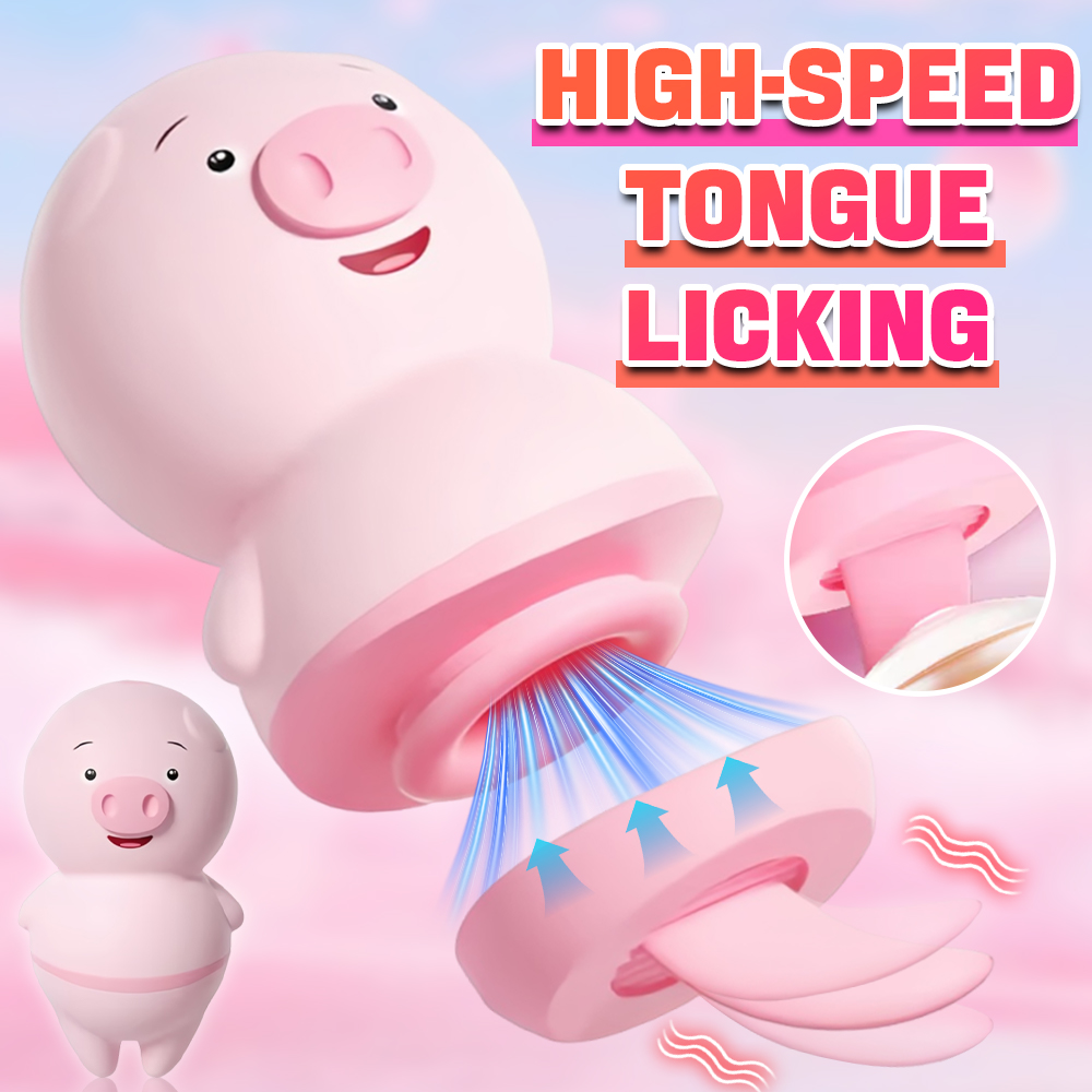 Mini Pig Licking Tongue Vibrat - Vacuum Chamber Small ulasan dan harga