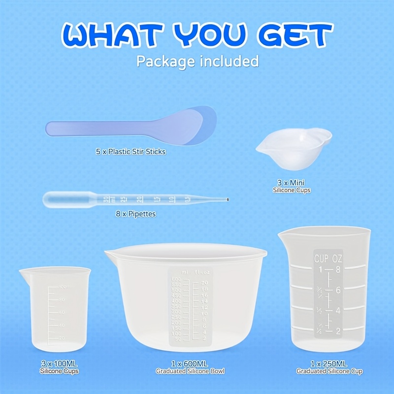 Silicone Resin Mixing Measurin - Mixing Cup Silicone ulasan dan harga