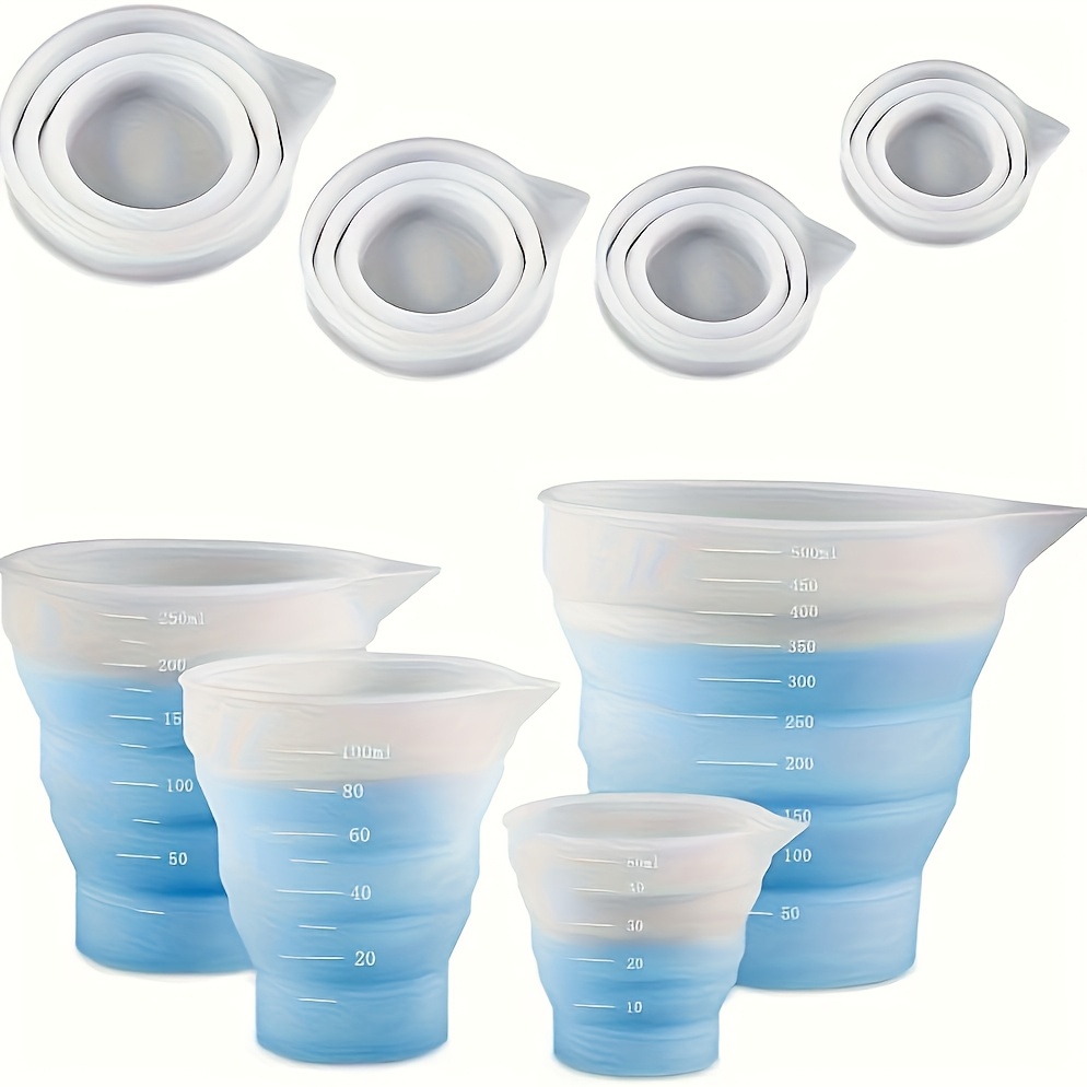 50-500ml Foldable Silicone Mea - Mixing Cup Silicone ulasan dan harga