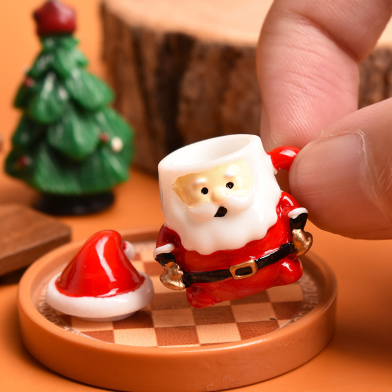 Mini Santa Teacup Ornament - R - Crafting Resin ulasan dan harga