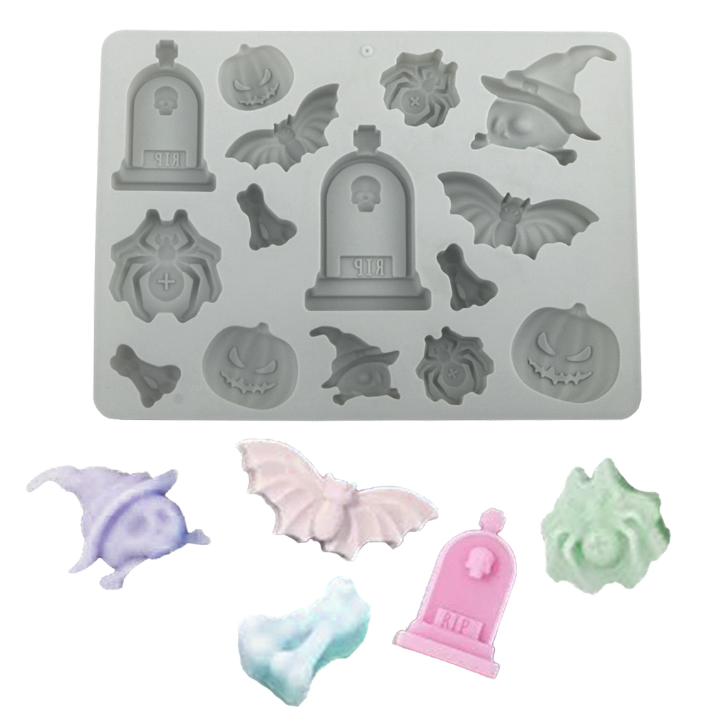 Halloween Element Tombstone Sp - Silicone Mold Tray ulasan dan harga