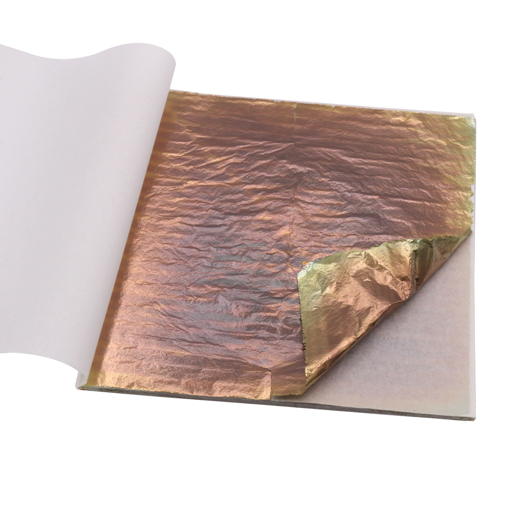 14x14cm Colorful Imitation Gol - Gold Foil Flakes ulasan dan harga