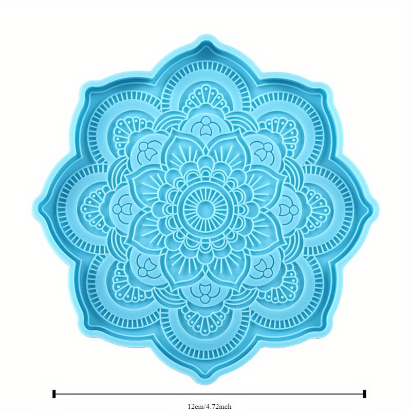 Mandala Coaster Silicone Mold  - Resin Craft Ideas ulasan dan harga