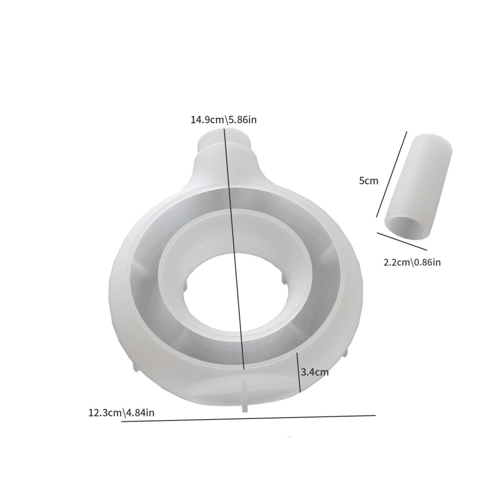 Donut Shape Mold Flexible Plas - Resin Craft Workshop ulasan dan harga