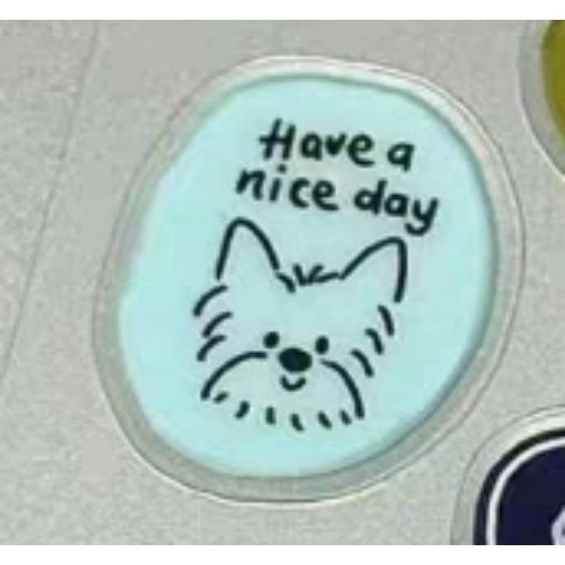Cute Cartoon Cat Dog 3D Transp - Resin Craft Material ulasan dan harga