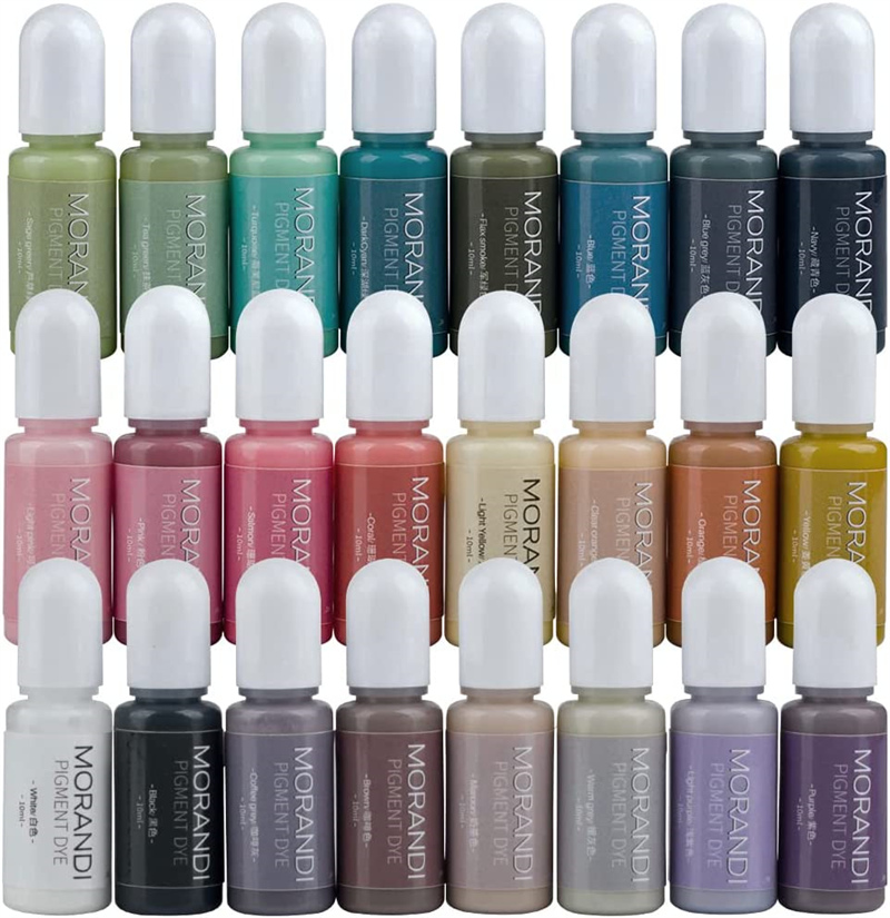 24Colors Morandi Opaque Color  - Resin Dye Alcohol ulasan dan harga