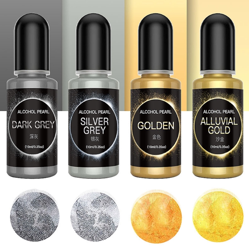 Metallic Pigment UV Resin Dye  - Resin Dye Alcohol ulasan dan harga