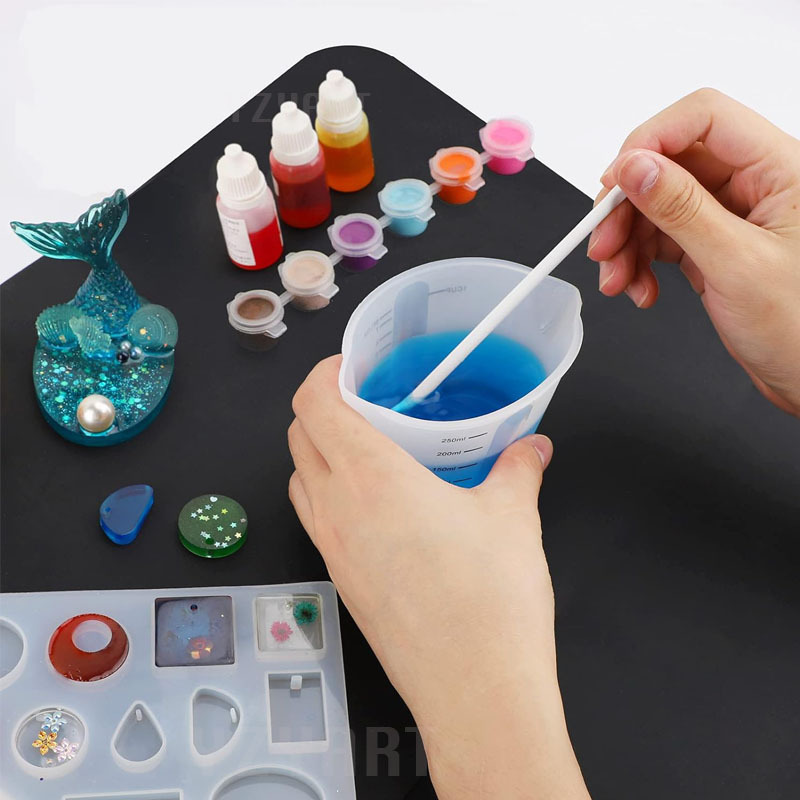 1pc Creative Simple 500ml /250 - Mixing Cup Silicone ulasan dan harga